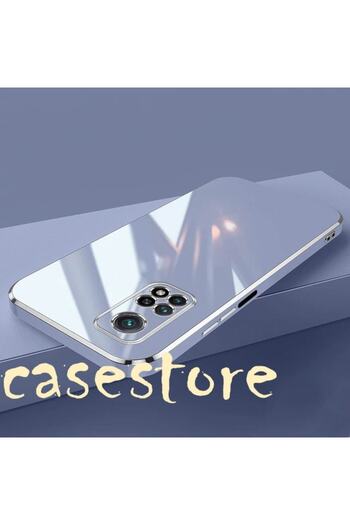 m.tk moveteck Xiaomi Redmi Note 11 Pro & 12 Pro 4g Case Soft Silicone Cover with Camera Protection Shiny Gold Edge