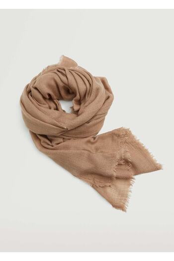 MANGO Woman Seamless Scarf with Edges