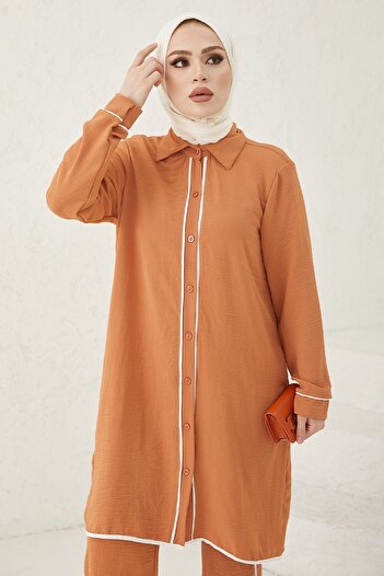 InStyle Liva Tunic Trousers Double Set - Orange