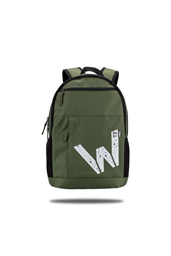 Classone سلسلة الطاقة Bp-wtx107، قماش مقاوم للماء، كمبيوتر محمول مقاس 15.6 بوصة، حقيبة ظهر للكمبيوتر المحمول - أخضر