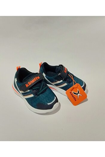 Kinetix Petrol Laci Beyaz Hafif Ortapetik Taban Bebe Spor