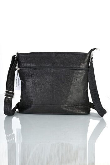 fubileather Geantă Messenger Crossbody din piele naturală