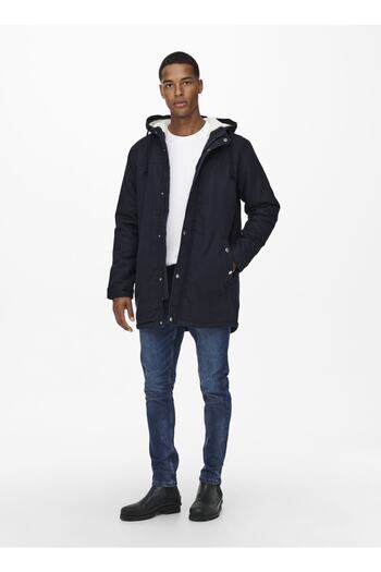 Only & Sons 2XL Navy Blue Coat
