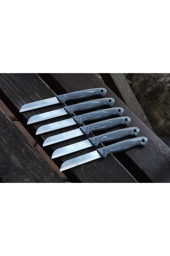 Solingen 6 Pieces Original Fruit and Vegetable Knife - Serrated with Holes on Handle and Glitter