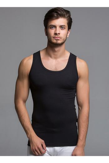 THERMOFORM Hztb16022 Black Thermal Men's Underwear Undershirt