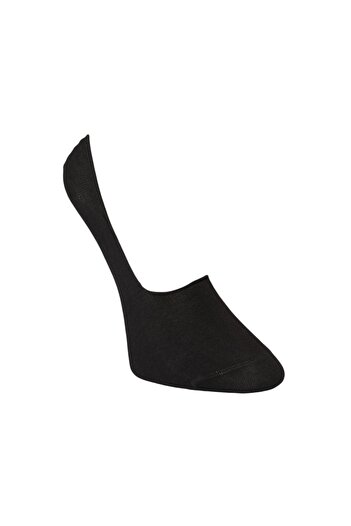 ALTINYILDIZ CLASSICS Men's Black-dark blue-gray Anti-Slip Heel Silicone 3-Piece Ballerina Socks