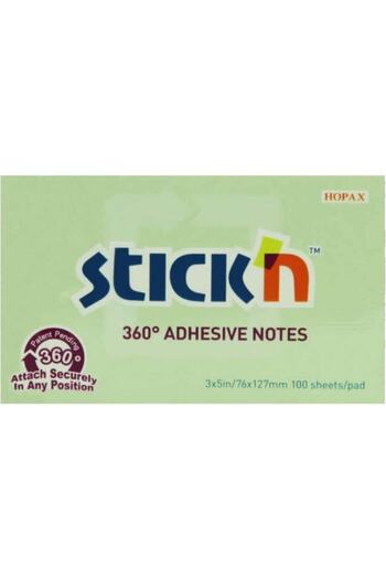 Gıpta Hârtie adezivă Hopax Stickn 100 coli 76x127 mm Eco Patel verde