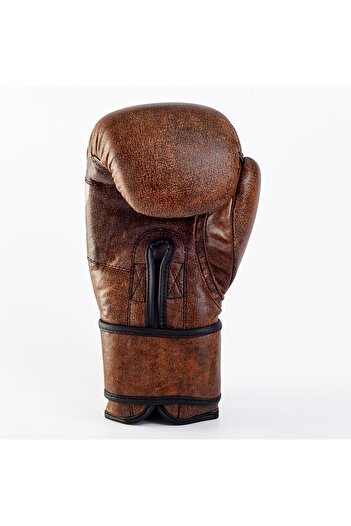 Conquer Vintage Edition Pro Fight Premium Leather Boxing Gloves