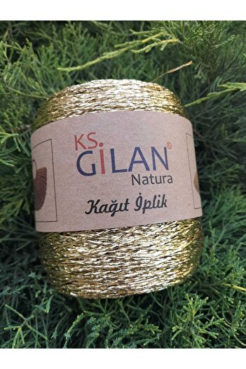 KS Gilan Natura Σχοινί από χαρτί Prestij Beads Gilan Glitter