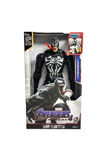 AVENGERS Avengers Venom Black Character Toy - with Sound and Light, 30 cm Kl-8818