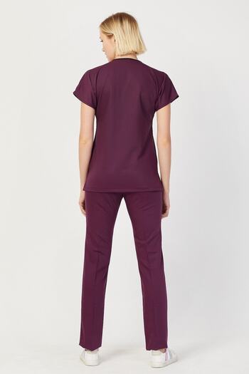 Owlet Medikal Lycra Plum Surgical Suit