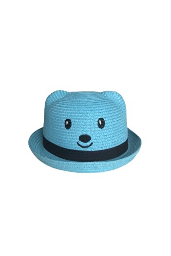 Kitti Children's Teddy Bear Straw Hat 2-6 Years Y8700-02