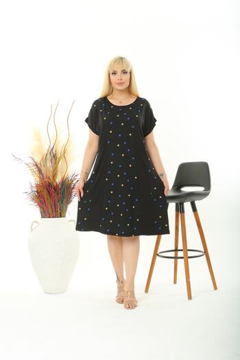XL Modam Women's Large Size Lycra Viscose Dress