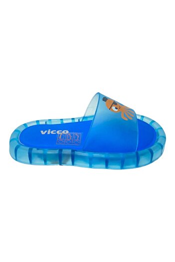 Vicco Ice Patik Işıklı Terlik Mavi