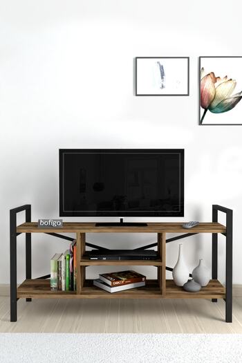 Bofigo Bofigo TV Stand with Shelves TV Unit Lİdya