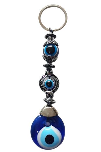Mixperi Classic Evil Eye Beaded Keychain