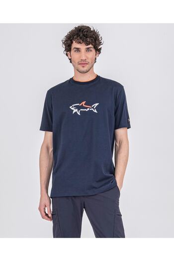 PAUL&SHARK Men's Knitted T-shirt C.wCotton