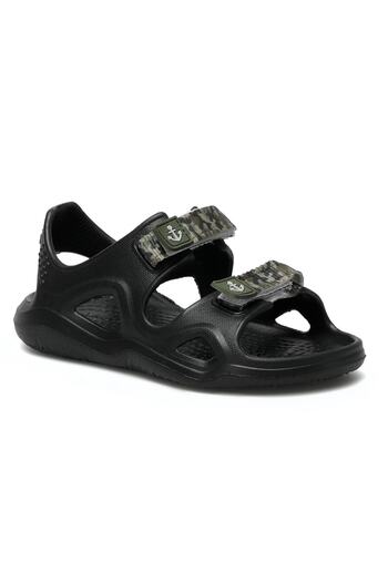 Kinetix Ferris Boy Black Orthopedic Daily Sports Sandals 26/30