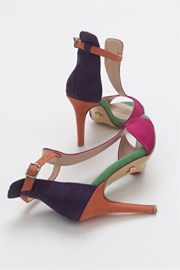 AYAKKABI PRENSİ More Colorful 10 cm Women's Classic Heeled Shoes