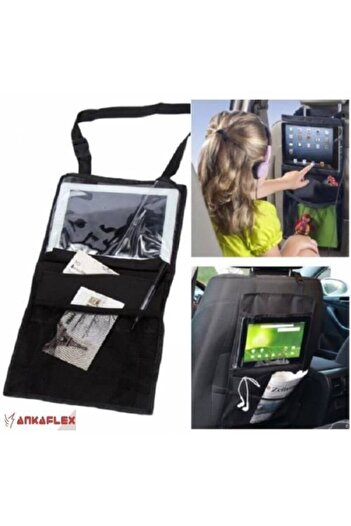 Ankaflex 2 Pieces Car Seat Back Tablet Phone Holder Car Seat Back Organizer Practical Storage Organizer