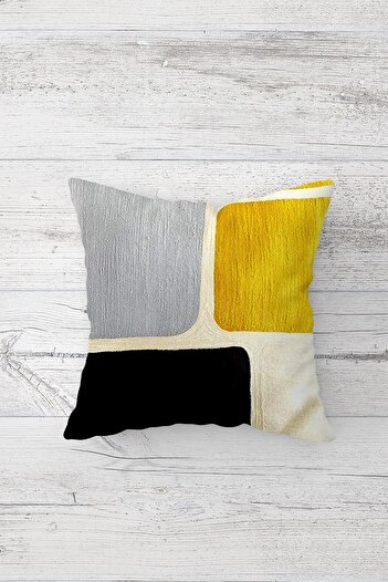 on the clouds Color Blocked Geometric One Side Printed Hidden Zipper Pillowcase Throw Pillow Sofa Pillowcase