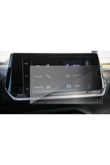 ael-tech Peugeot 208 Navigation 7 Inch Power and USB Port Screen Compatible Nano Screen Protector