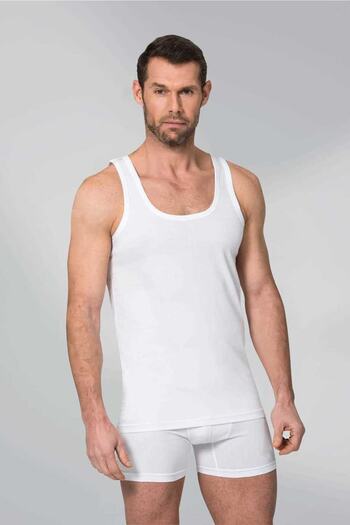 Namaldı Kocabey 101 Men's Combed Cotton Strap Tank Top
