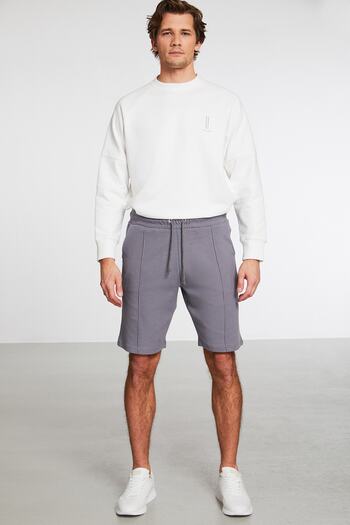 GRIMELANGE Luca Regular Gray Shorts & Bermuda