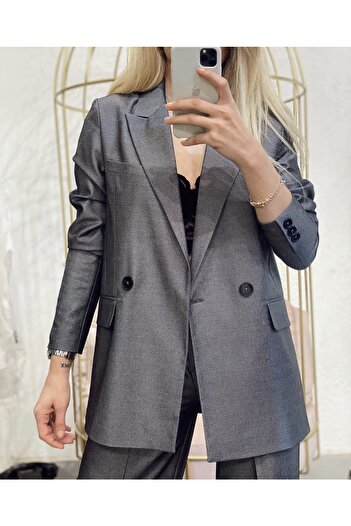 MOCCHI Palazzo Women's Set Anthracite Gray