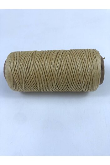 Hobigram Dark Cream Waxed Rope 10 Meters – Knitting Thread, Stylish Design, Women's Accessory – Knitting Thread – Knitting Thread