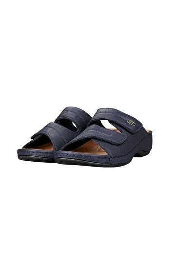 Paleng Gezer Women's Adjustable Genuine Leather Slippers