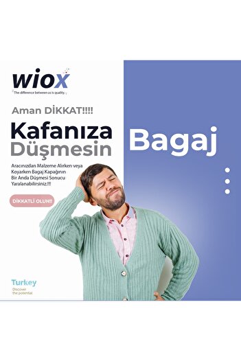 WİOX Honda City Ayarlanabilir Bagaj Yayı 2000 - 2022 Uyumlu