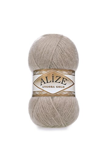 Alize Angora Gold 541 Mink 100 Gr. Knitting Yarn 20% Wool - 80% Acrylic 100 Gr - 550 M