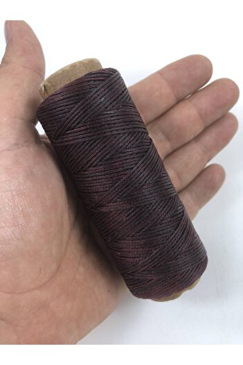 Hobigram Burgundy Color Waxed Thread 10 Meters – Knitting Thread, Stylish Design, Women's Accessory – Knitting Thread