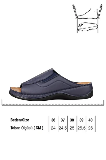 Paleng Gezer Women's Adjustable Genuine Leather Slippers