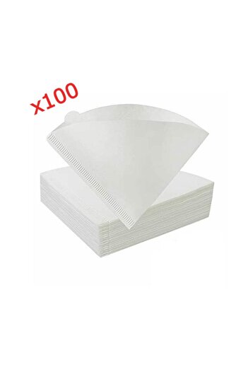 HUBBYCHEF Paper Coffee Filter - 100 Pieces V60-02