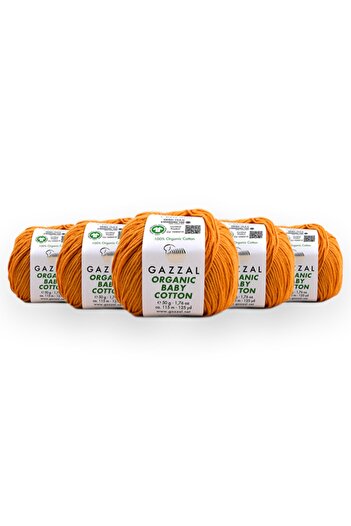 Gazzal Pack of 5 100% Organic Cotton - Baby Cotton Hand Knitted (418 Obc)