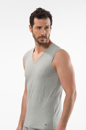 Cacharel Men's Sports V-Neck Undershirt