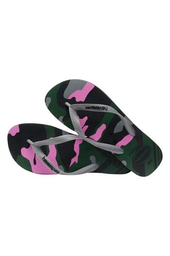 Havaianas Top Camu Fc Preto Black Men's Slippers 4141398-0090