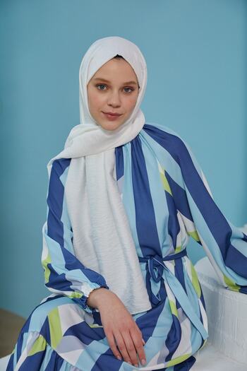 Şalland Silk Jazz Vanilla White