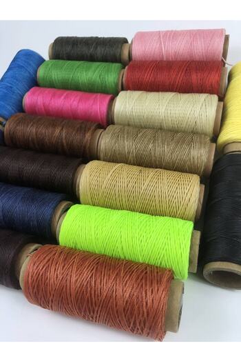 Hobigram Mixed Color Waxed Thread 20 Meters – Knitting Thread, Stylish Design, Women's Accessory – Knitting Thread