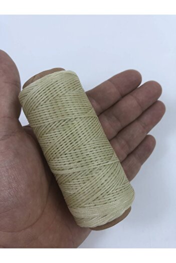 Hobigram Cream Color Waxed Rope 10 Meters – Special Design, Accessory, Quality Production, Eye-Catching Style – Knitting Thread