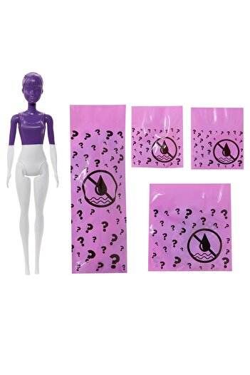 Barbie Color Reveal Renk Değiştiren Sürpriz Renk Bloklu Bebekler Seri 2 Gwc56