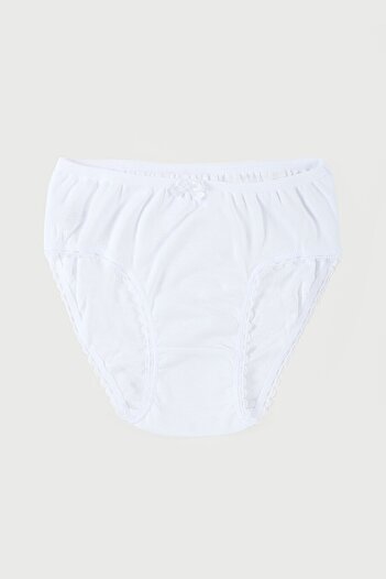 NBB White Ribana Girl's Slip Panties