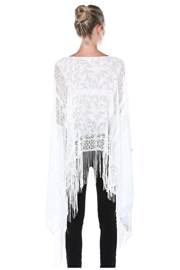 Quincey Wide Cut Lace Textured Tunic
