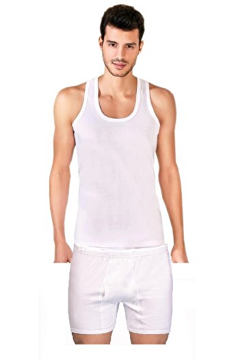 Berrak Men's 2 Pieces Athlete and Cuffed Panties Set