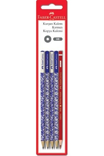 Faber Castell Faber - Castell Floral Pencil + Red Copy Pencil