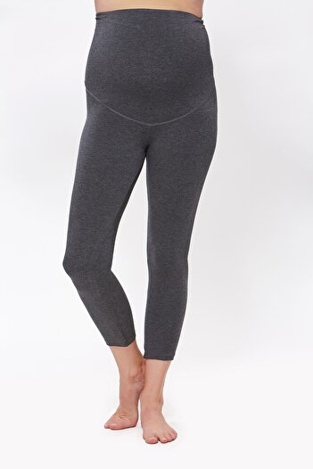 Motherway Maternity 57cm Above Ankle Length Dark Gray Tights