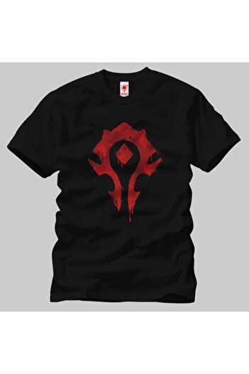 Crazy Ανδρικό μπλουζάκι με κόκκινο λογότυπο World Of Warcraft