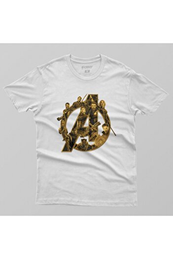 Crazy Ανδρικό μπλουζάκι με εικονίδιο Avengers Infinity War Heroes In Avengers